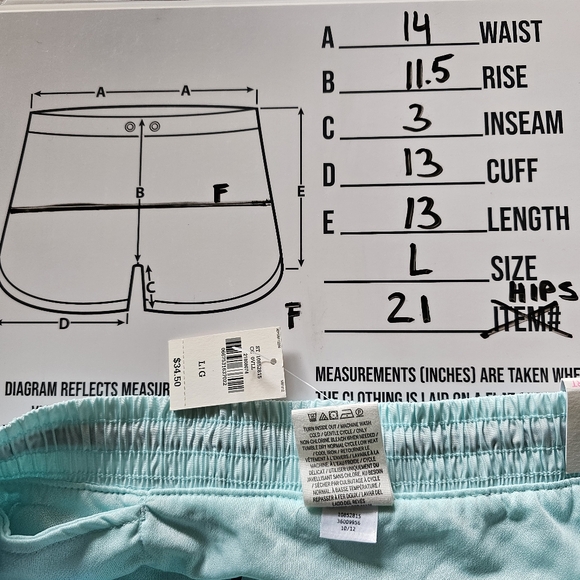 Victoria's Secret PINK NEW Campus Short~Size L - Picture 7 of 7